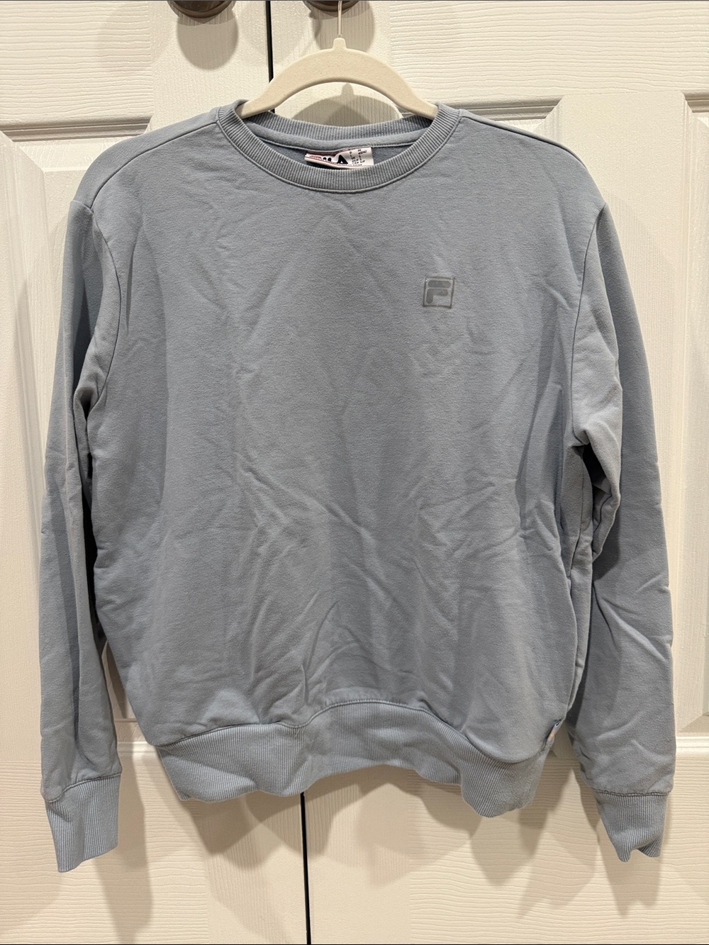 Fila Women's Crewneck Sweatshirt in Pale Blue